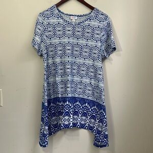 LuLaRoe Women’s Short Sleeve Melissa Tunic Size Medium